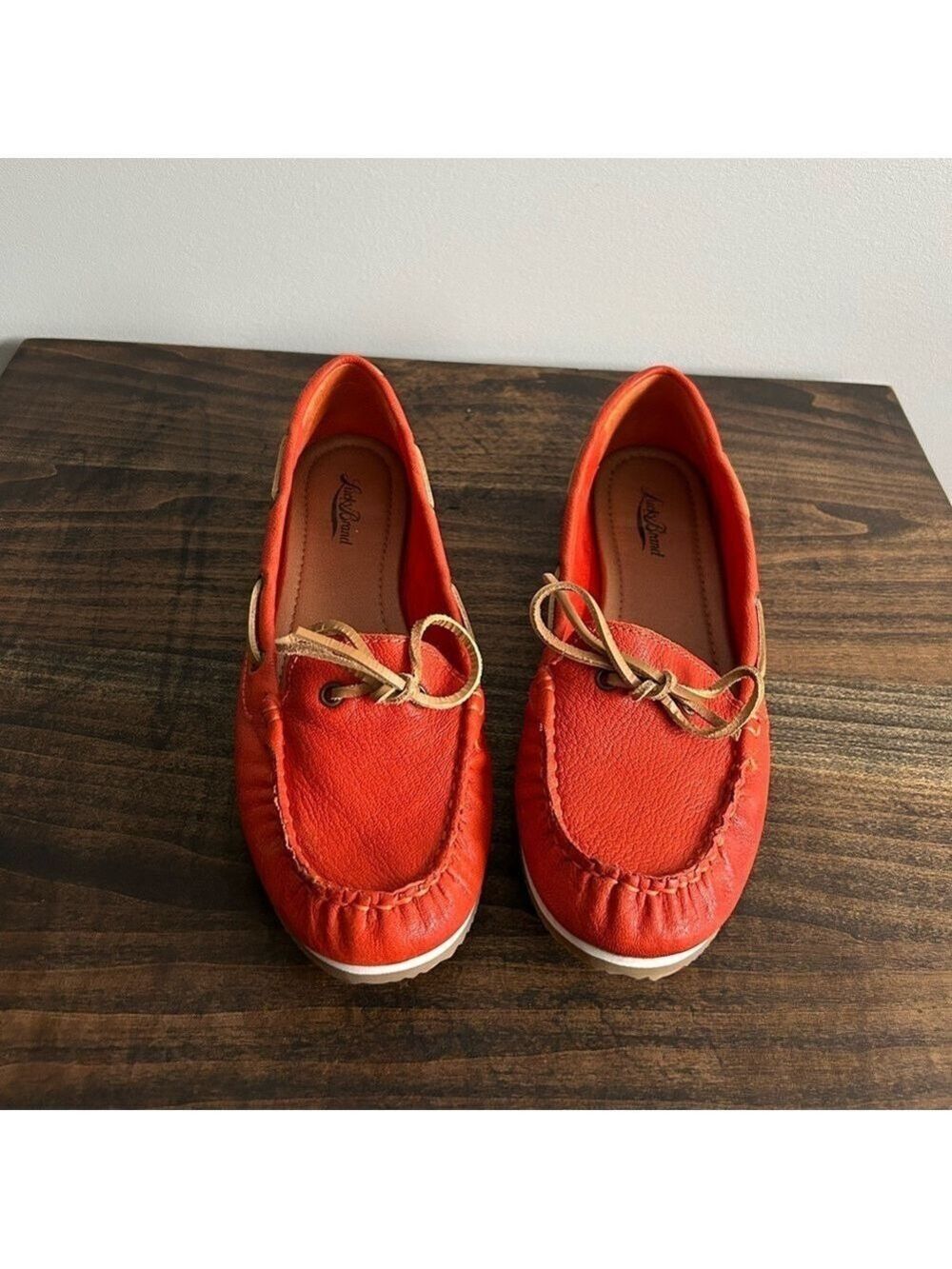 Lucky Brand Women's Leather Moccasins, Size 10.boat Shoes